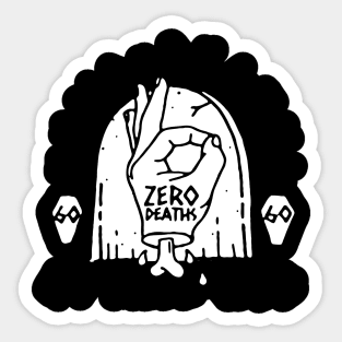 ZERO DEATH STATS Sticker